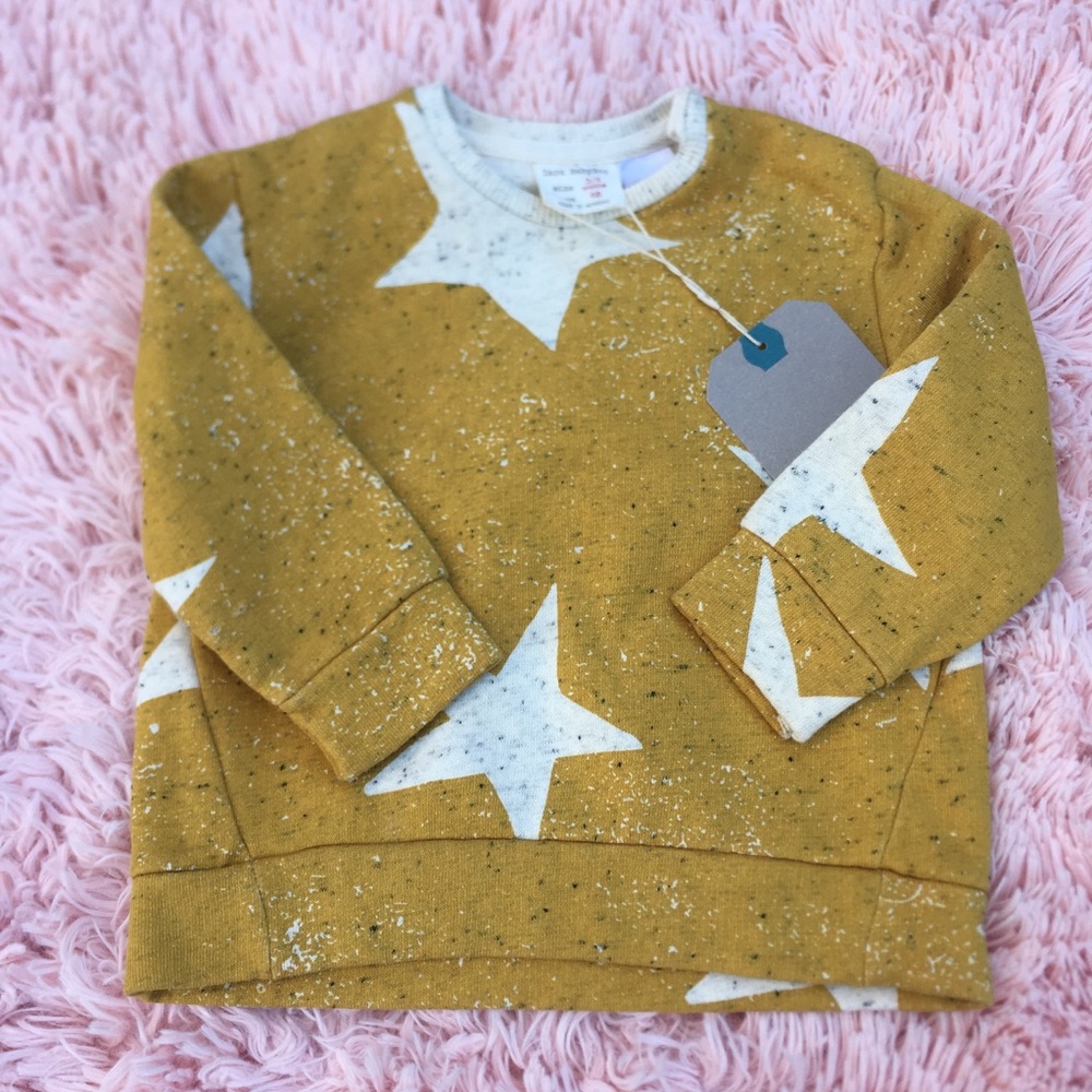 Zara baby star sweater